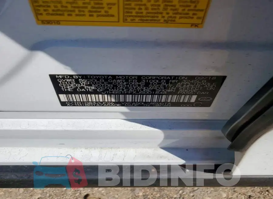 JTHB51FFXJ5001848 Photo# 12