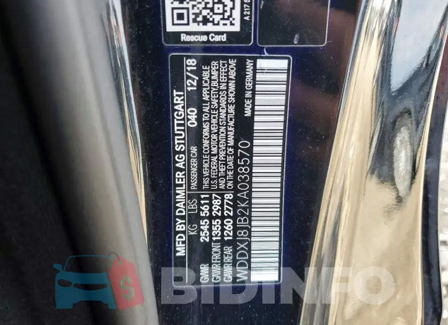 WDDXJ8JB2KA038570 Photo# 12