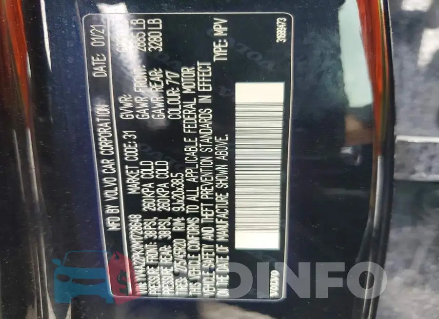 YV4A22PKXM1728648 Photo# 13