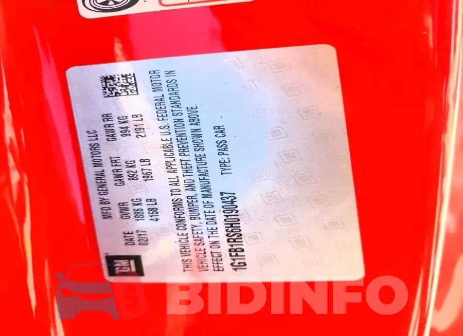 1G1FB1RS6H0190437 Photo# 12