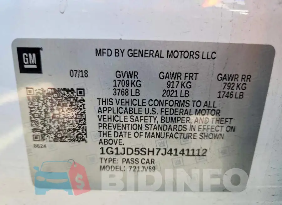1G1JD5SH7J4141112 Photo# 13