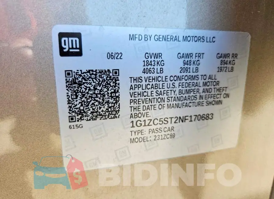 1G1ZC5ST2NF170683 Photo# 13
