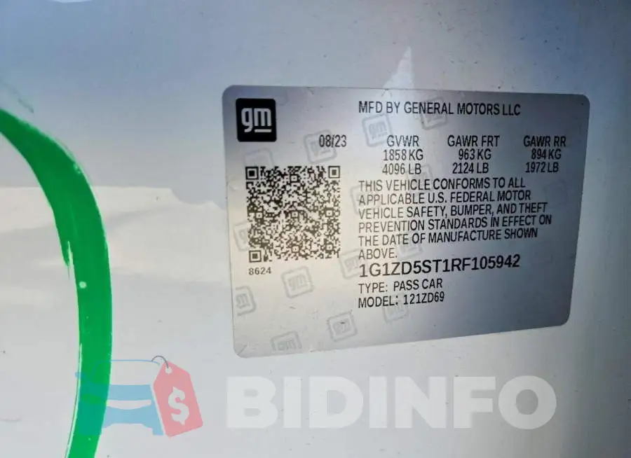 1G1ZD5ST1RF105942 Photo# 12