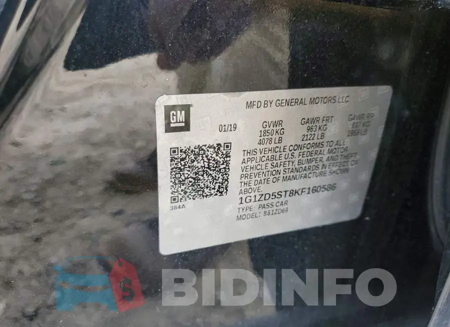 1G1ZD5ST8KF160586 Photo# 13