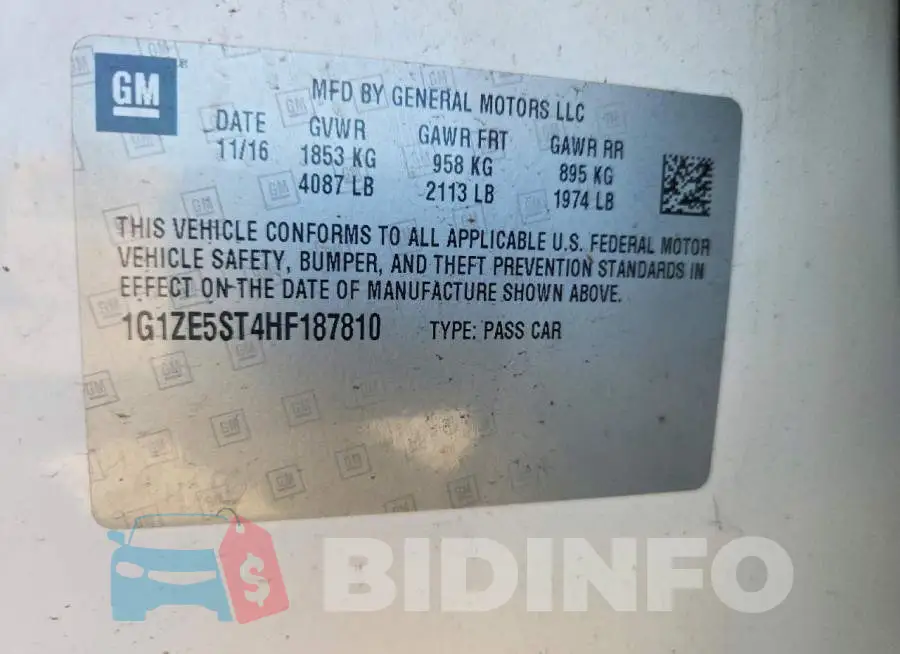 1G1ZE5ST4HF187810 Photo# 12