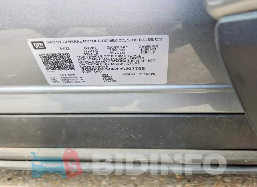 3GNKBCR42PS207798 Photo# 13