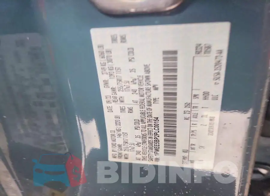 1FMEE5BP2PLC00154 Photo# 13