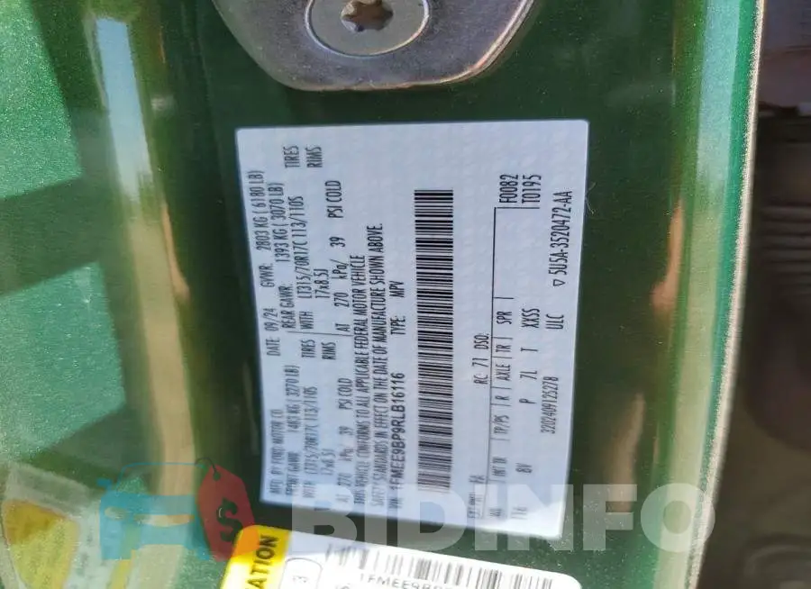 1FMEE9BP9RLB16116 Photo# 13