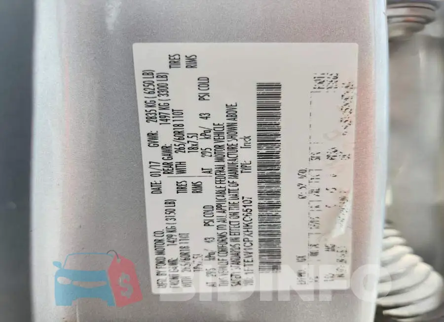 1FTEW1CPXHKC65107 Photo# 12