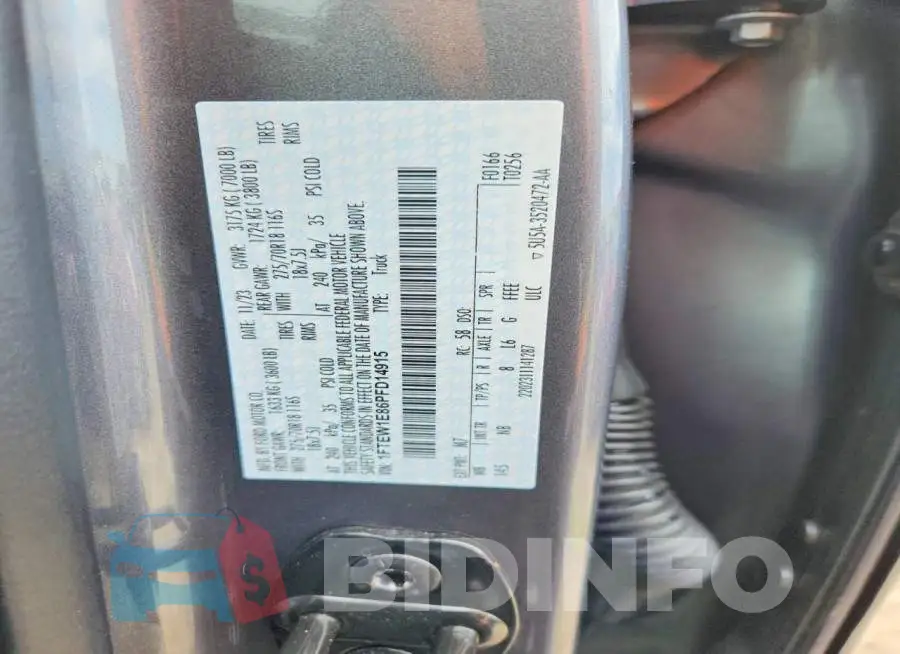 1FTEW1E86PFD14915 Photo# 13