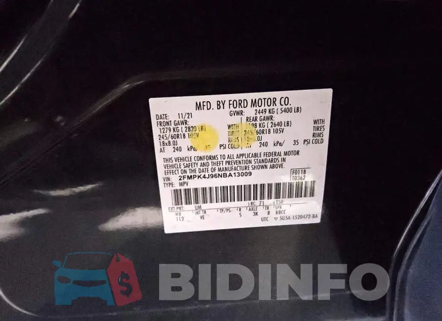 2FMPK4J96NBA13009 Photo# 13