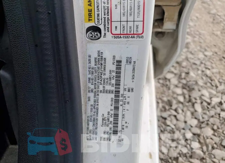 3FADP4EJ1HM158819 Photo# 12