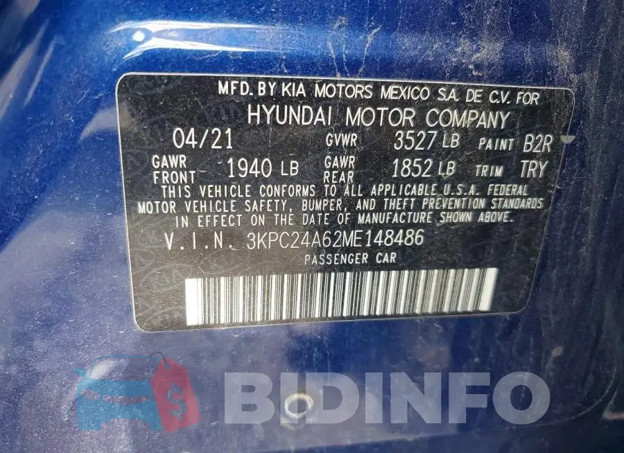 3KPC24A62ME148486 Photo# 12