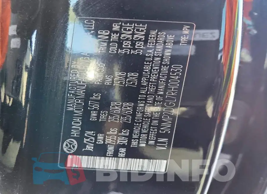 5NMP2DGL7RH004530 Photo# 12