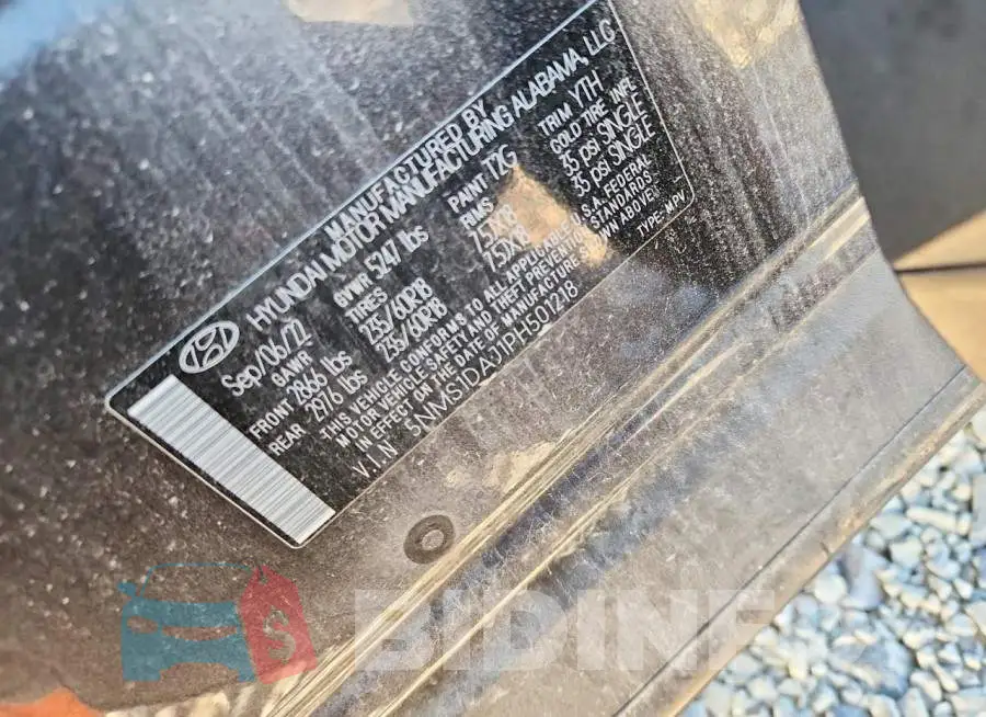 5NMS1DAJ1PH501218 Photo# 13