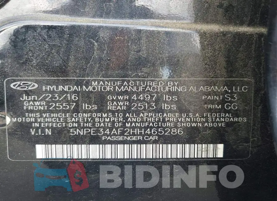 5NPE34AF2HH465286 Photo# 12
