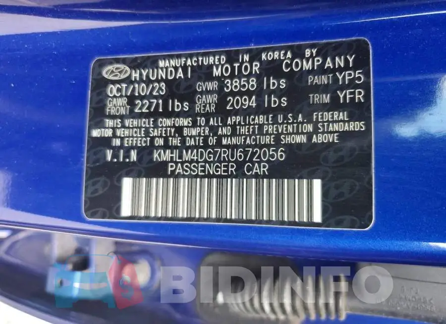 KMHLM4DG7RU672056 Photo# 13