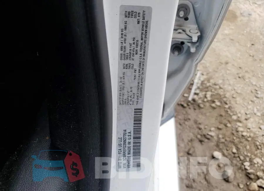 1C6RREFG3NN277614 Photo# 12