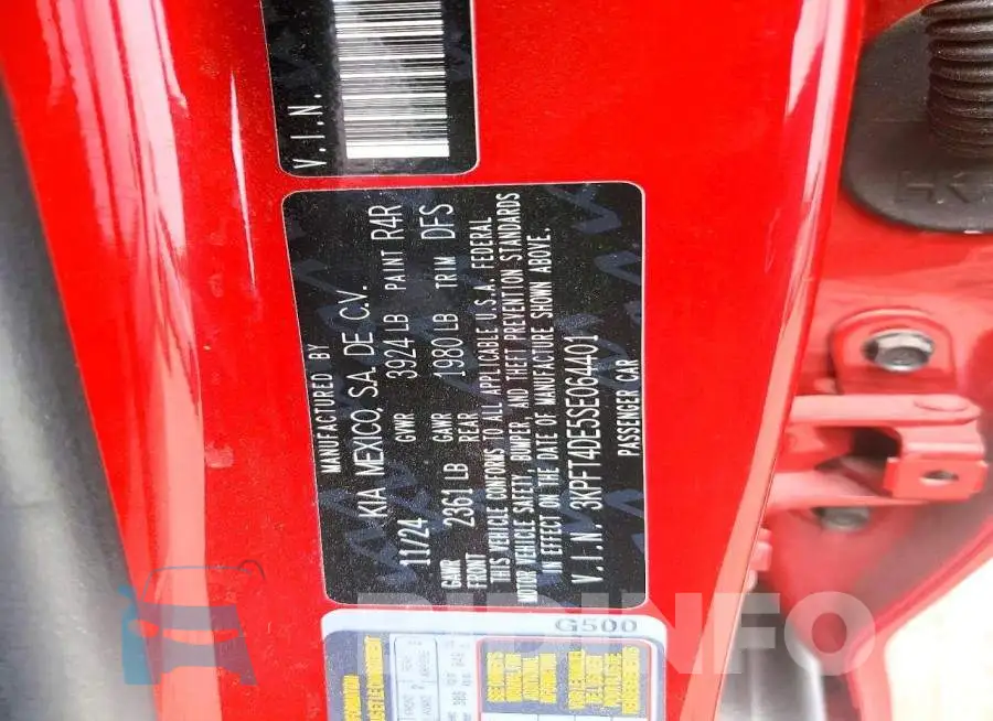 3KPFT4DE5SE064401 Photo# 13