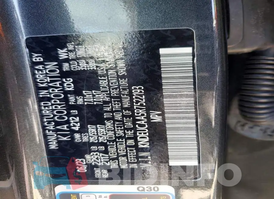 KNDEUCAA5R7522193 Photo# 14