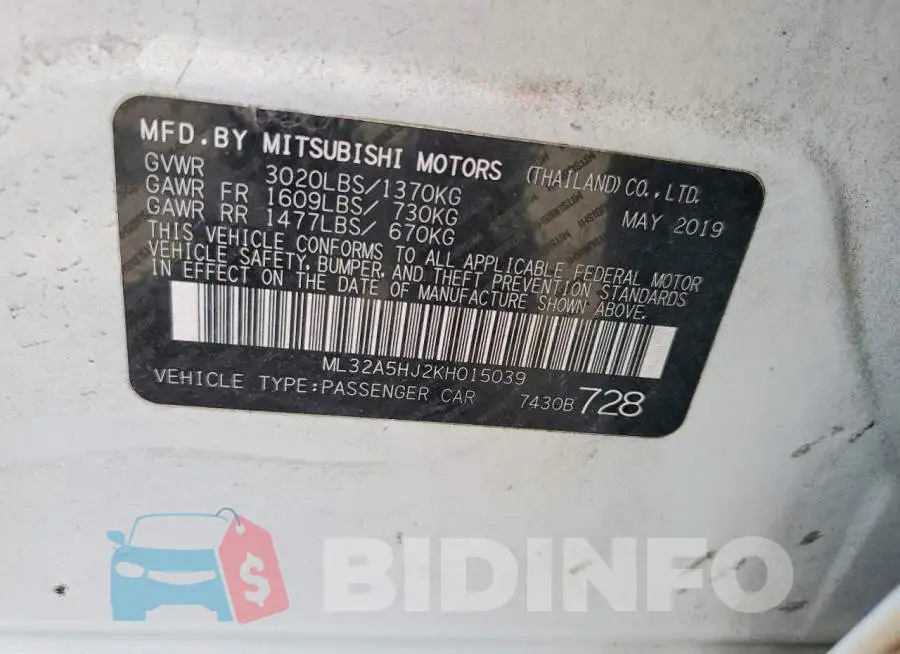 ML32A5HJ2KH015039 Photo# 12