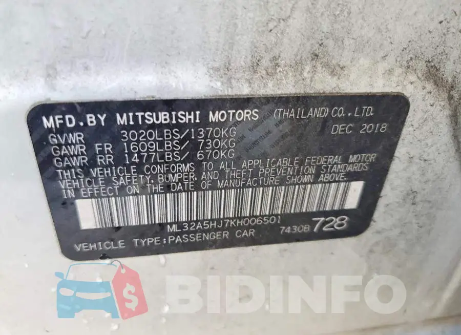 ML32A5HJ7KH006501 Photo# 14