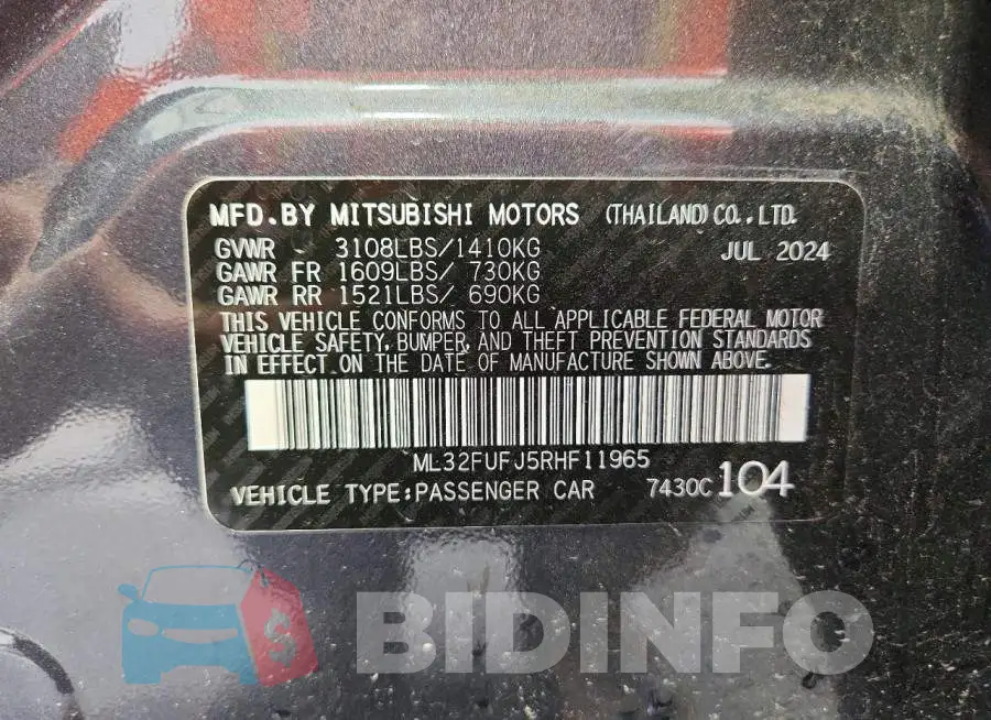 ML32FUFJ5RHF11965 Photo# 12