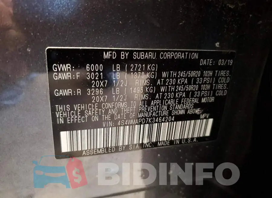 4S4WMAPD7K3464204 Photo# 12