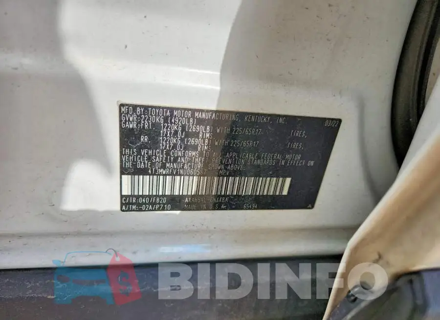 4T3MWRFV1NU060587 Photo# 13