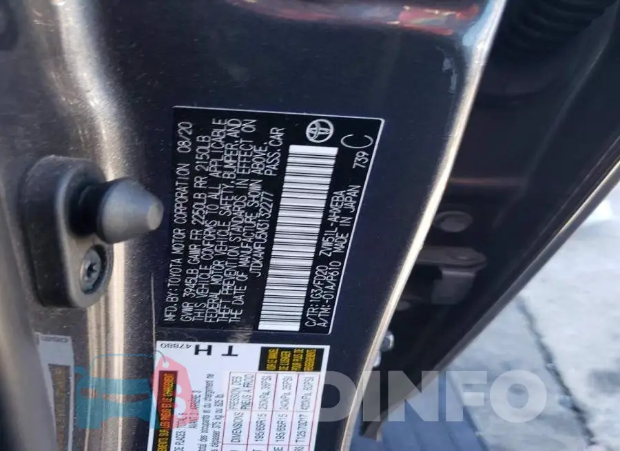 JTDKAMFU5M3132277 Photo# 13
