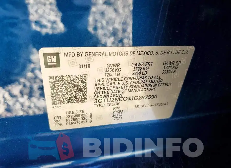 3GTU2NEC9JG287590 Photo# 13