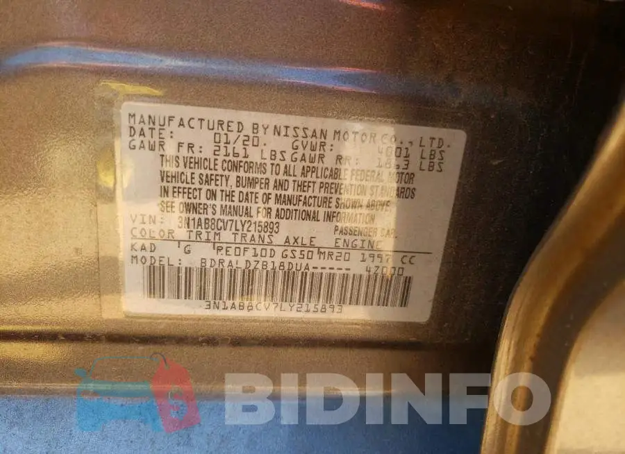 3N1AB8CV7LY215893 Photo# 12