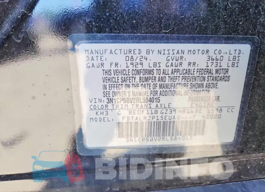 3N1CP5BV2RL584015 Photo# 13