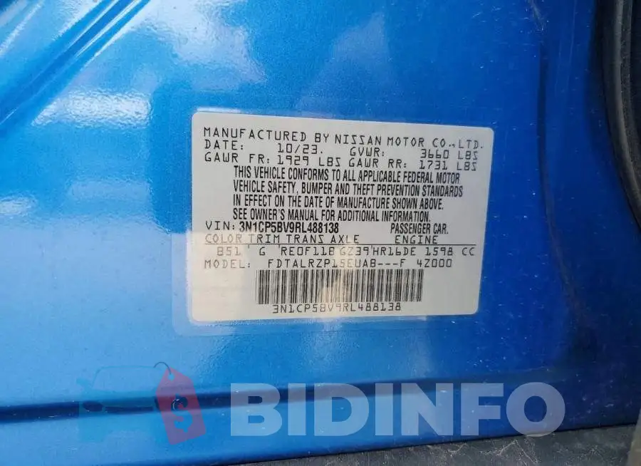 3N1CP5BV9RL488138 Photo# 13