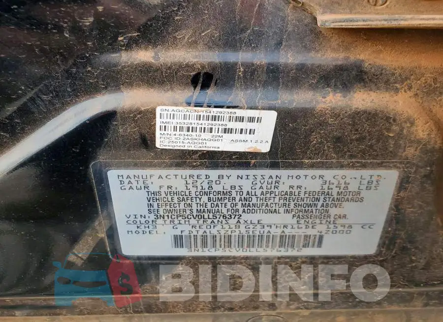 3N1CP5CV0LL576372 Photo# 13