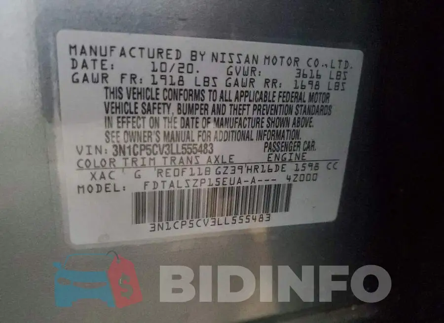 3N1CP5CV3LL555483 Photo# 13