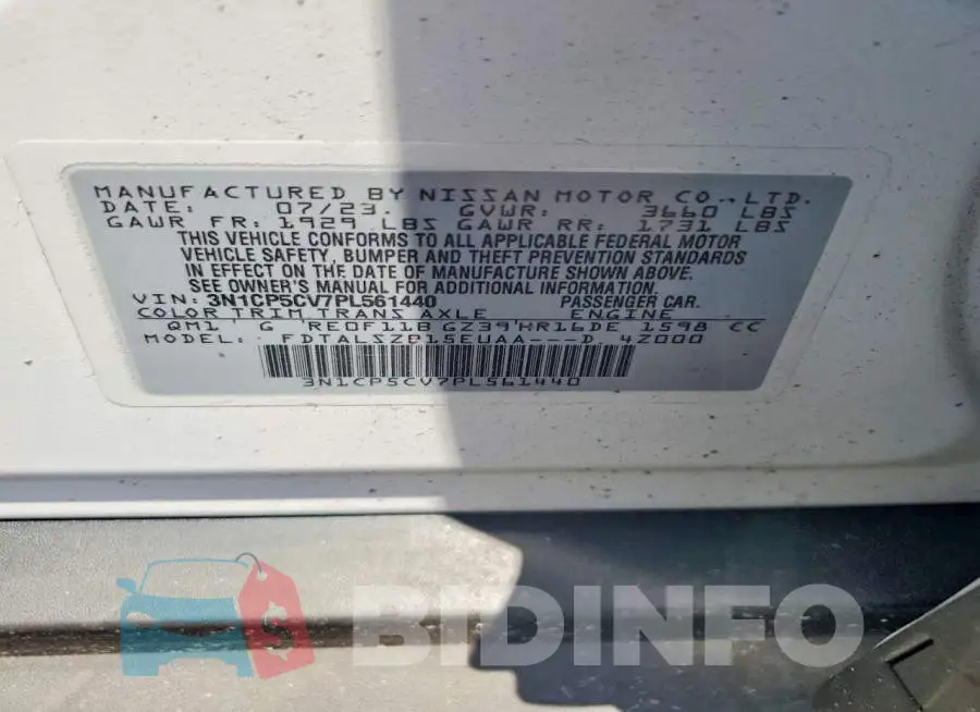 3N1CP5CV7PL561440 Photo# 14