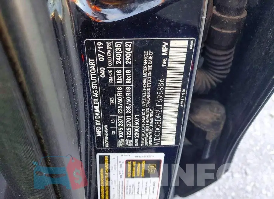 WDC0G8DB2LF698886 Photo# 13