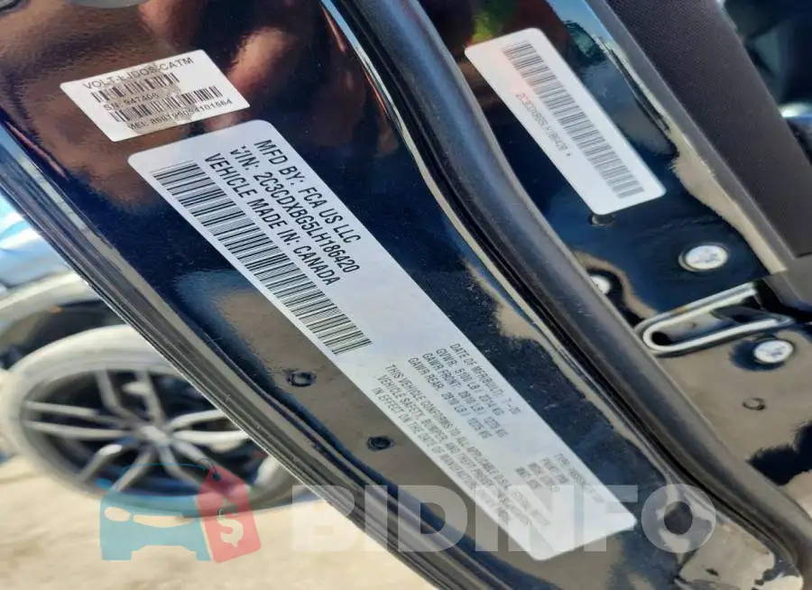2C3CDXBG5LH186420 Photo# 12