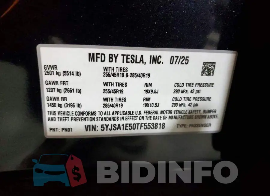 5YJSA1E50TF553818 Photo# 12