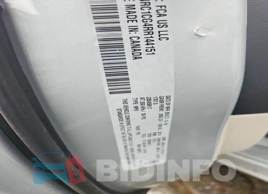 2C4RC1CG4RR144151 Photo# 13
