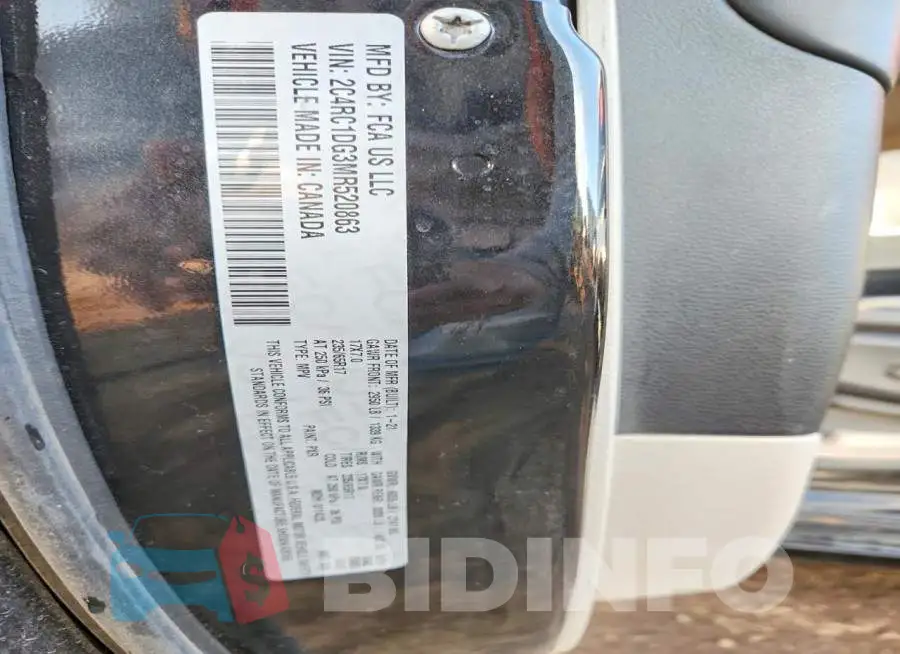 2C4RC1DG3MR520863 Photo# 13
