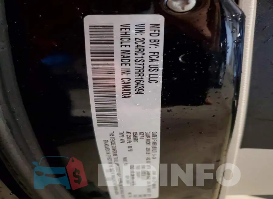 2C4RC1S77RR164394 Photo# 13
