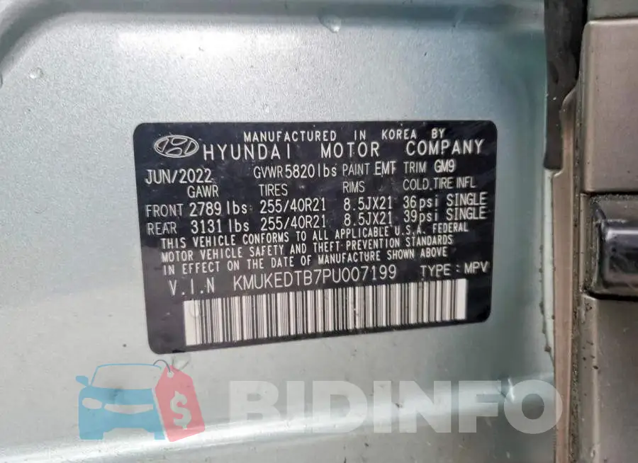 KMUKEDTB7PU007199 Photo# 13