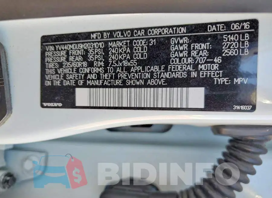 YV440MDU9H2031010 Photo# 13