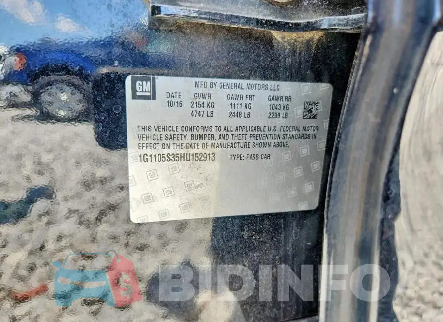 1G1105S35HU152913 Photo# 12