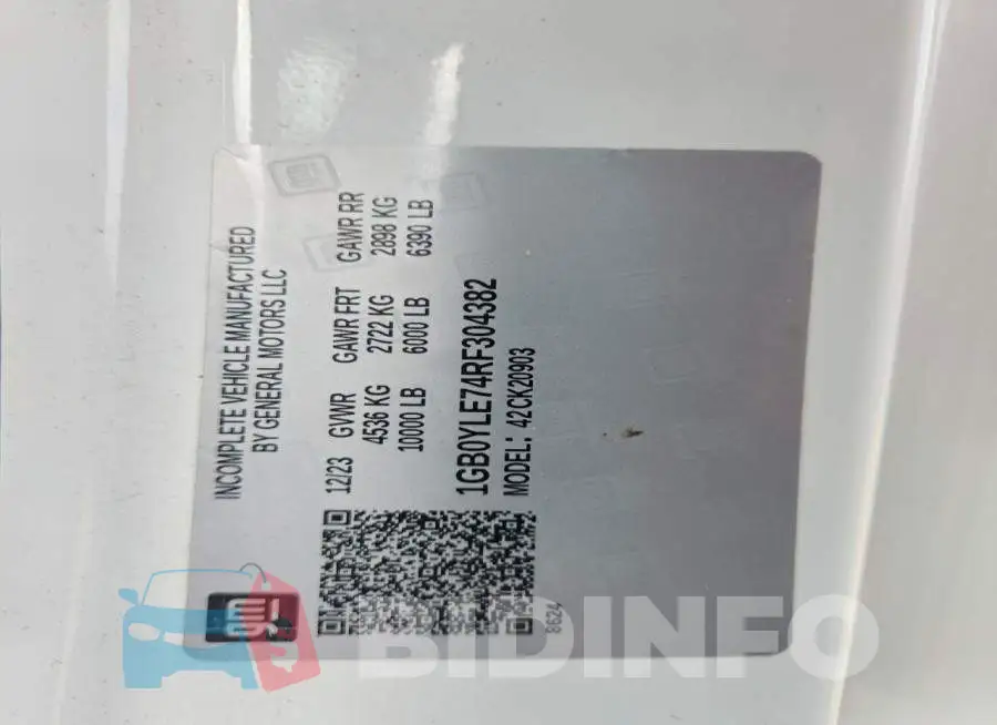 1GB0YLE74RF304382 Photo# 12