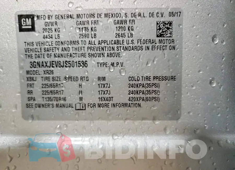 3GNAXJEV8JS501536 Photo# 12