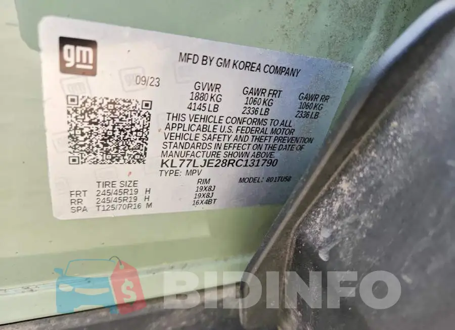 KL77LJE28RC131790 Photo# 14