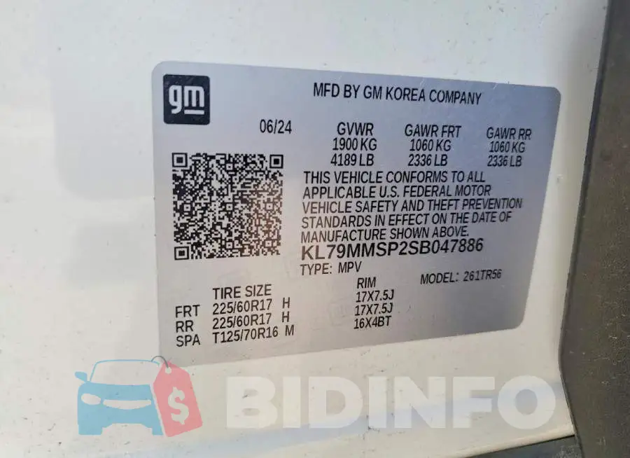 KL79MMSP2SB047886 Photo# 13